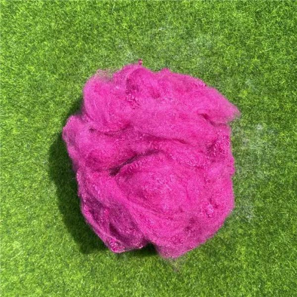 Dope Dyed Recycled Wool-like Polyester Staple Fiber